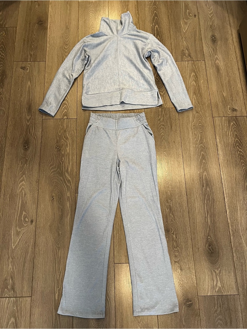 RBX Light Gray Women's Jogger and Pullover 2pc Set